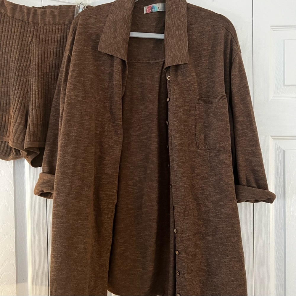 Free People Zuma Sweater Set in Pelican